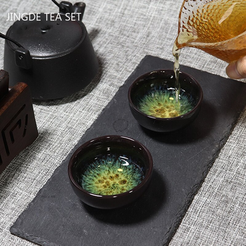 2 bucăți frumos din ceramică boluri de ceai pentru acasă ceașcă de ceai din porțelan ceașcă personală chinezească o singură ceașcă personalizată accesorii pentru set de ceai