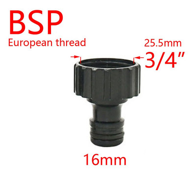 20db 4/7 tömlő gyorscsatlakozós kerti csap 1/2" 3/4" 1" anya - 1/4" 8/11 16 mm vízcső horgas csatlakozási öntözőrendszer adapter