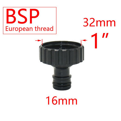 20db 4/7 tömlő gyorscsatlakozós kerti csap 1/2" 3/4" 1" anya - 1/4" 8/11 16 mm vízcső horgas csatlakozási öntözőrendszer adapter
