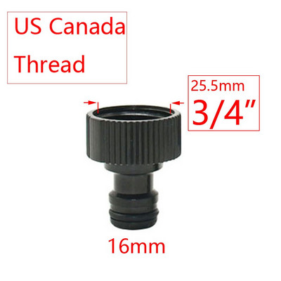 20db 4/7 tömlő gyorscsatlakozós kerti csap 1/2" 3/4" 1" anya - 1/4" 8/11 16 mm vízcső horgas csatlakozási öntözőrendszer adapter