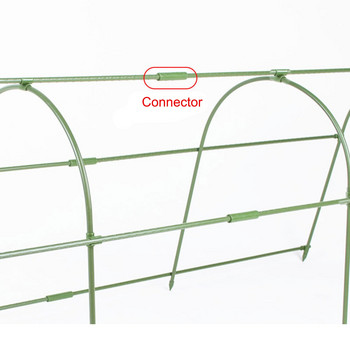 Garden Connector Pipes Climbing Rattan Parts 12 τμχ Ευθείες συνδέσεις Αξεσουάρ εργαλείων κήπου Φροντίδα φυτών Εξάρτημα σωλήνα λαχανικών