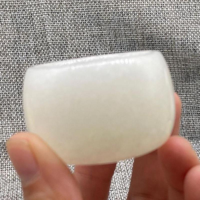 Valódi fehér jade teáscsésze Természetes Guizhou Jades Stone Kézzel faragott Kung Fu teáscsészék Gongfu teás edények Egészségügyi szett Barátajándékok