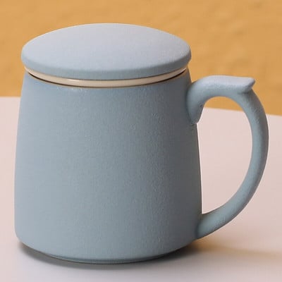 Medžio masyvo keraminė rankena su dangteliu arbatos puodelis Buitinis arbatos puodelis Filtras arbatos virimo aparatas Nešiojami asmeniniai arbatos indai arbatos ceremonijos priedai