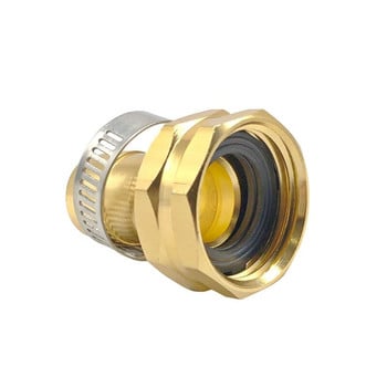 Golden Garden Hose Quick Connect Σετ κράματος αλουμινίου 3/4 ιντσών Θηλυκό αρσενικό σύνδεσμο Εργαλείο ποτίσματος προσαρμογέα λάστιχου βρύσης