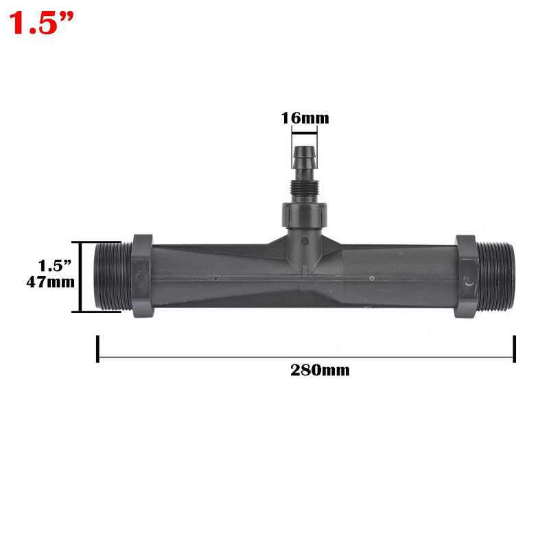 Venturi väetisesüsteem 1/2 3/4 1 1,5-tolline niisutus Venturi automaatne väetise pihusti väetisesüstal 1 komplekt
