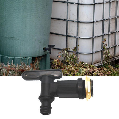 Σπείρωμα Πλαστικό IBC Tank Tap To Garden Connector Εύκαμπτος σωλήνας Διακόπτης Εξαρτήματα κάννης βρύσης Άρθρωση εξάτμισης