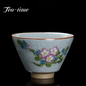 60 ml Chinez Ru Kiln deschidere ceașcă de ceai ceașcă de cafea bol mic de ceai Boutique Teaset Master ceașcă de ceai portabilă personală o singură ceașcă