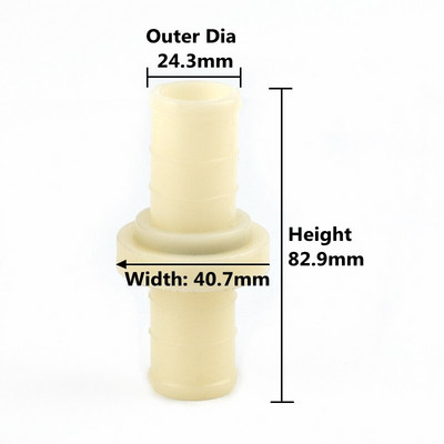 1 db külső átmérő 25-75 mm, öntözőkerti tömlő gyorscsatlakozó, rugalmas műanyag tömlő gyorscsatlakozó, ABS tömlőpattintó csatlakozás