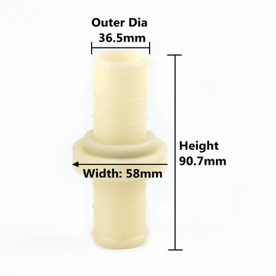 1 db külső átmérő 25-75 mm, öntözőkerti tömlő gyorscsatlakozó, rugalmas műanyag tömlő gyorscsatlakozó, ABS tömlőpattintó csatlakozás