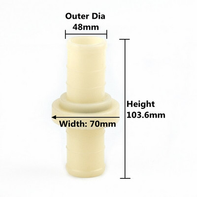 1 db külső átmérő 25-75 mm, öntözőkerti tömlő gyorscsatlakozó, rugalmas műanyag tömlő gyorscsatlakozó, ABS tömlőpattintó csatlakozás