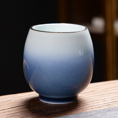 160 ml-es kerámia teáscsésze Háztartási fehér porcelán teáscsésze kínai Kung Fu teáskészlet vizes csésze