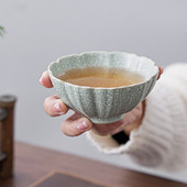 100-150 ml keraminis arbatos rinkinys Ru Kiln Master Cup Chinese Kung Fu arbatos puodelis Keraminis meistriškas arbatos puodelis