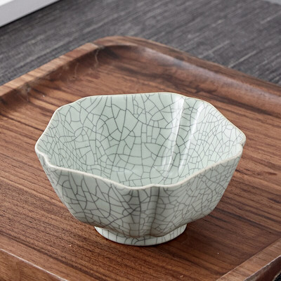 100-150 ml keraminis arbatos rinkinys Ru Kiln Master Cup Chinese Kung Fu arbatos puodelis Keraminis meistriškas arbatos puodelis