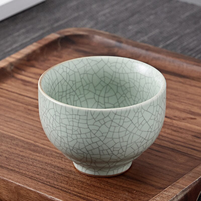 100-150 ml keraminis arbatos rinkinys Ru Kiln Master Cup Chinese Kung Fu arbatos puodelis Keraminis meistriškas arbatos puodelis