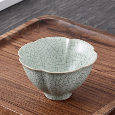 100-150 ml keraminis arbatos rinkinys Ru Kiln Master Cup Chinese Kung Fu arbatos puodelis Keraminis meistriškas arbatos puodelis