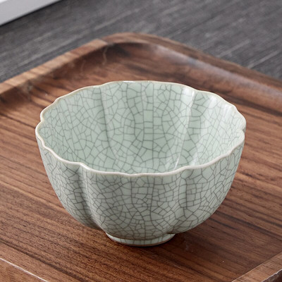 100-150 ml keraminis arbatos rinkinys Ru Kiln Master Cup Chinese Kung Fu arbatos puodelis Keraminis meistriškas arbatos puodelis