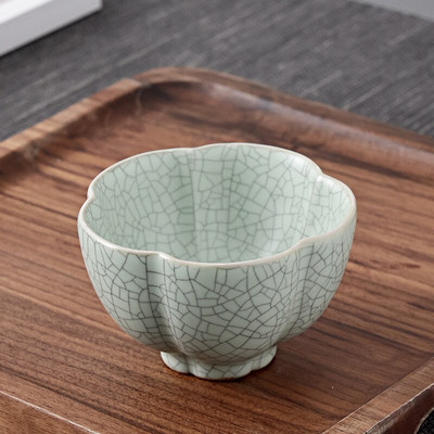 100-150 ml keraminis arbatos rinkinys Ru Kiln Master Cup Chinese Kung Fu arbatos puodelis Keraminis meistriškas arbatos puodelis