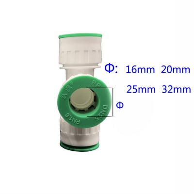 Kert Mezőgazdaság Öntözés Ház dekoráció Vízcső szerelvények 16/20/25/32MM PE PVC PPR csapvízcső szelep gyorscsatlakozó