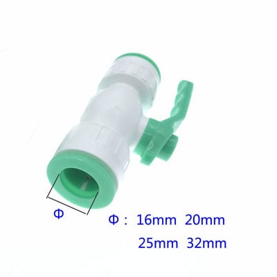 Kert Mezőgazdaság Öntözés Ház dekoráció Vízcső szerelvények 16/20/25/32MM PE PVC PPR csapvízcső szelep gyorscsatlakozó