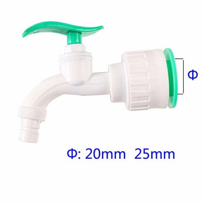 Kert Mezőgazdaság Öntözés Ház dekoráció Vízcső szerelvények 16/20/25/32MM PE PVC PPR csapvízcső szelep gyorscsatlakozó