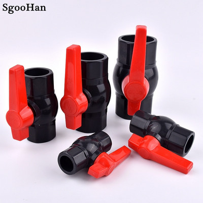 ID 20~110mm UPVC Pipe Ball Valves Aquarium Fish Tank Drinage Composite Socket Joint Water Pipe Valve Big Size Available