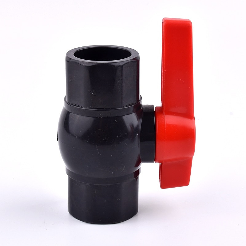 ID 20~110mm Supape cu bilă pentru țeavă UPVC Drenaj rezervor de pește de acvariu Mufa compozită Robinetă pentru țeavă de apă Dimensiune mare disponibilă