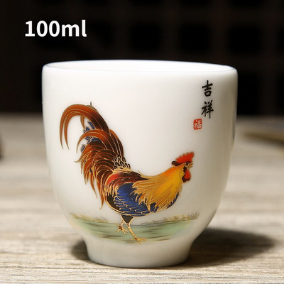 Porcelán teáscsészék Eszpresszó kávés bögre Kínai stílusú Retro Kung Fu teáscsésze Kerámia személyi csésze vízbor italokhoz