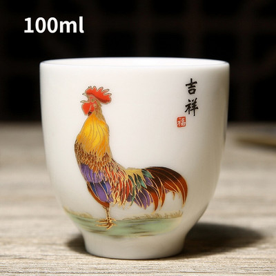 Porcelán teáscsészék Eszpresszó kávés bögre Kínai stílusú Retro Kung Fu teáscsésze Kerámia személyi csésze vízbor italokhoz