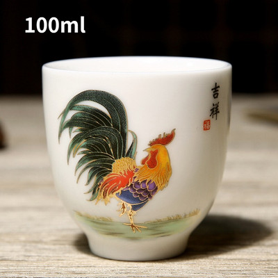 Porcelán teáscsészék Eszpresszó kávés bögre Kínai stílusú Retro Kung Fu teáscsésze Kerámia személyi csésze vízbor italokhoz