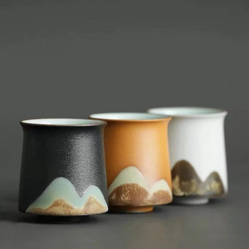 Glaze Painting Landscape Master Cup Single Cup Stoneware Κεραμικά Jian Zhan Φλιτζάνι Τσαγιού Μπολ Κουνγκ Φου Σετ Τσάι Κούπα Φλιτζάνια τσαγιού