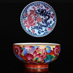 PINNY 160ML Jingdezhen plavo-bijele porculanske šalice za čaj Keramička kineska slika pejzaža Šalica za čaj Retro zdjela za čaj