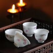 Tojáshéjas porcelán mester csésze teáscsésze kis teástál Kung fu teáskészlet Kerámia egycsészékes teafőzési teástál