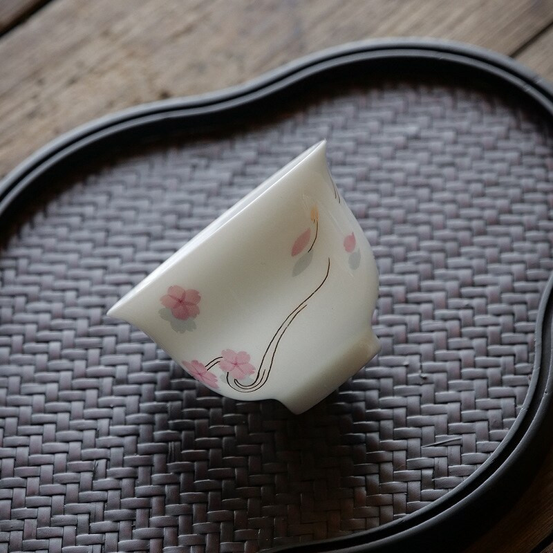 Tojáshéjas porcelán mester csésze teáscsésze kis teástál Kung fu teáskészlet Kerámia egycsészékes teafőzési teástál
