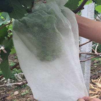 100Pcs Grapes Bags Net For Vegetable Grapes Fruit Protection Grow Bag from OS Mesh Against Insect Pest Control-Bird Home Garden
