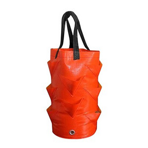 Торба за градинско засаждане Чанта за отглеждане на ягоди 3L Вертикална торба за цветя и билки с няколко устата, торба за сеене на домати