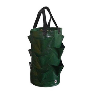 Торба за градинско засаждане Чанта за отглеждане на ягоди 3L Вертикална торба за цветя и билки с няколко устата, торба за сеене на домати