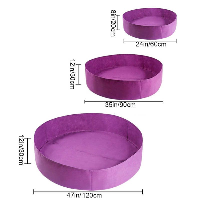AIVY auginimo krepšiai ūkiniams augalams, sodo vazonams, paaukštintoms lysvėms, gėlėms ir daržovėms sodinti