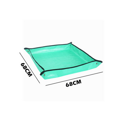 100 CM sodo sodinimo kilimėlis PE augalų persodinimo kilimėlis, sulankstomas vandeniui atsparus sodo vazonų vazonas, persodinimo kilimėlis