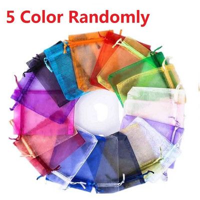 50 DB Szőlővédő táskák Eper Gyümölcs Madárellenes Kerti Kártevőirtó zacskók Hálós Licsi Cseresznyetáska Ültetőzsákok