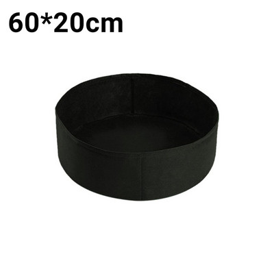 1 vnt Audinio pakelta sodo lova Kvadratinis sodo gėlių auginimo krepšys Daržovių sodinimo krepšys Sodinimo vazonas su rankenomis augalams, gėlėms