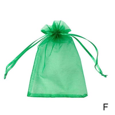 50 DB Szőlő Kerti Hálós zacskók Zöldség Gyümölcs védő Háló zacskók Kártevőirtás Madár elleni hálós zsákok Behúzózsinóros növénytermesztő zsákok