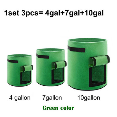 Saci de cultivare a plantelor de 3 dimensiuni, gradina de casa, ghiveci de cartofi, saci de cultivare a legumelor, saci de cultivare pentru jardin, instrumente pentru sac de gradina verticala