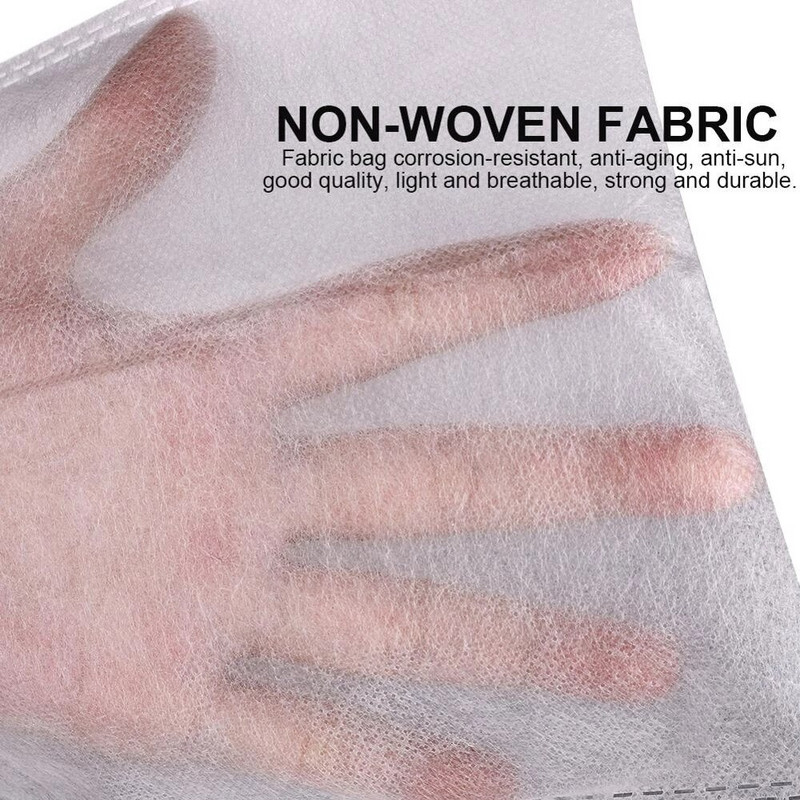 50 vnt / partija Daržovių vynuogių maišeliai Neaustinis audinys Obuoliai Vaisių apsaugos maišelis Maišelis Žemės ūkio kenkėjų kontrolėKovos su paukščiais tinkliniai maišeliai