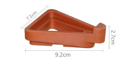 24/12 vnt Gėlių vazonų pėdų stovas nematomi pakylos pirštai keltuvai trikampiai sodo reikmenys nematomi vazonų keltuvai vidaus lauko augalas