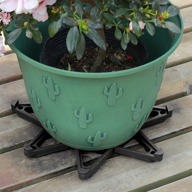 24/12 vnt Gėlių vazonų pėdų stovas nematomi pakylos pirštai keltuvai trikampiai sodo reikmenys nematomi vazonų keltuvai vidaus lauko augalas