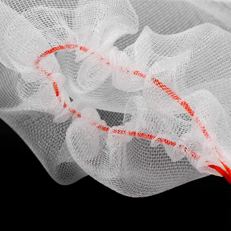 50 de bucăți saci cu fructe de protecție pentru insecte, plasă de insecte, saci de barieră din plasă, pungi de protecție pentru pomi fructiferi pentru roșii, mere, struguri, saci de creștere