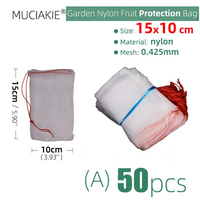 5-50 Fructe Legume Inserție Protectie Sacul de Cultivare Sacul de Protectie pentru Plante Anti Păsări Snur Plasă de nailon Control dăunător agricol