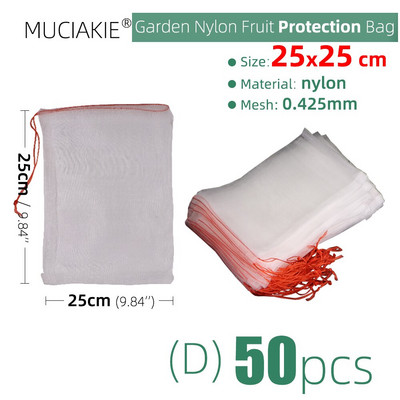 5-50 Fructe Legume Inserție Protectie Sacul de Cultivare Sacul de Protectie pentru Plante Anti Păsări Snur Plasă de nailon Control dăunător agricol