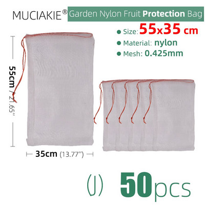 5-50 Fructe Legume Inserție Protectie Sacul de Cultivare Sacul de Protectie pentru Plante Anti Păsări Snur Plasă de nailon Control dăunător agricol