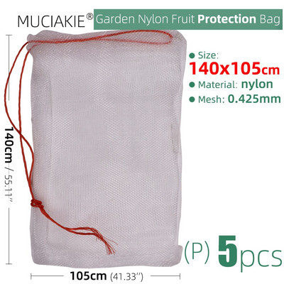 5-50 Fructe Legume Inserție Protectie Sacul de Cultivare Sacul de Protectie pentru Plante Anti Păsări Snur Plasă de nailon Control dăunător agricol